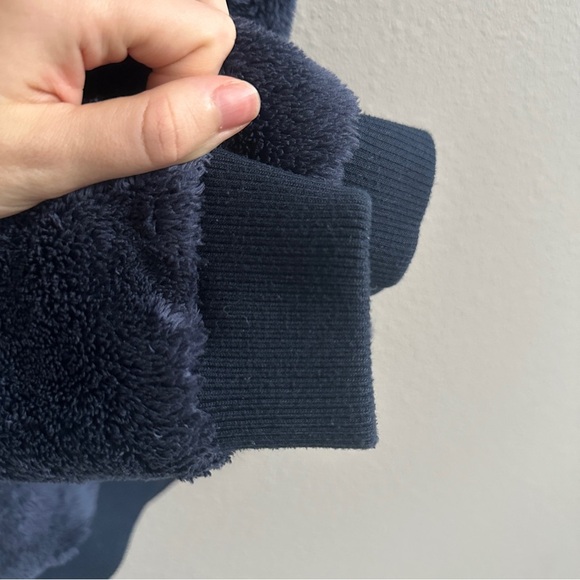 Patagonia Navy Fuzzy Fleece Quarter Zip Sweatshirt Small - Picture 5 of 12